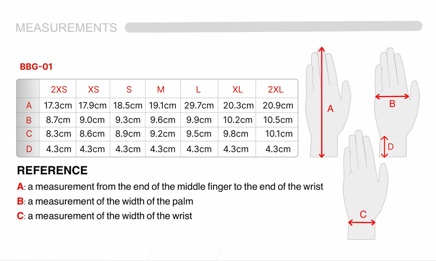 BBG-01 Guantes de bateo