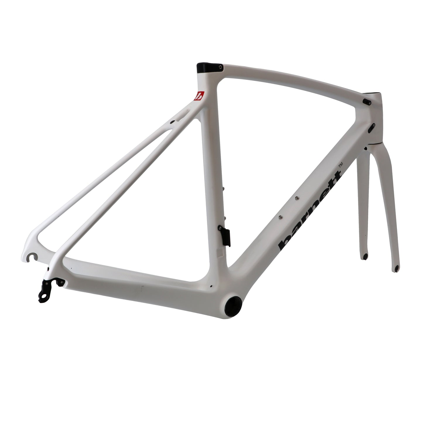 BRC-01 Cuadro de bicicleta de carbono, Blanco, Negro