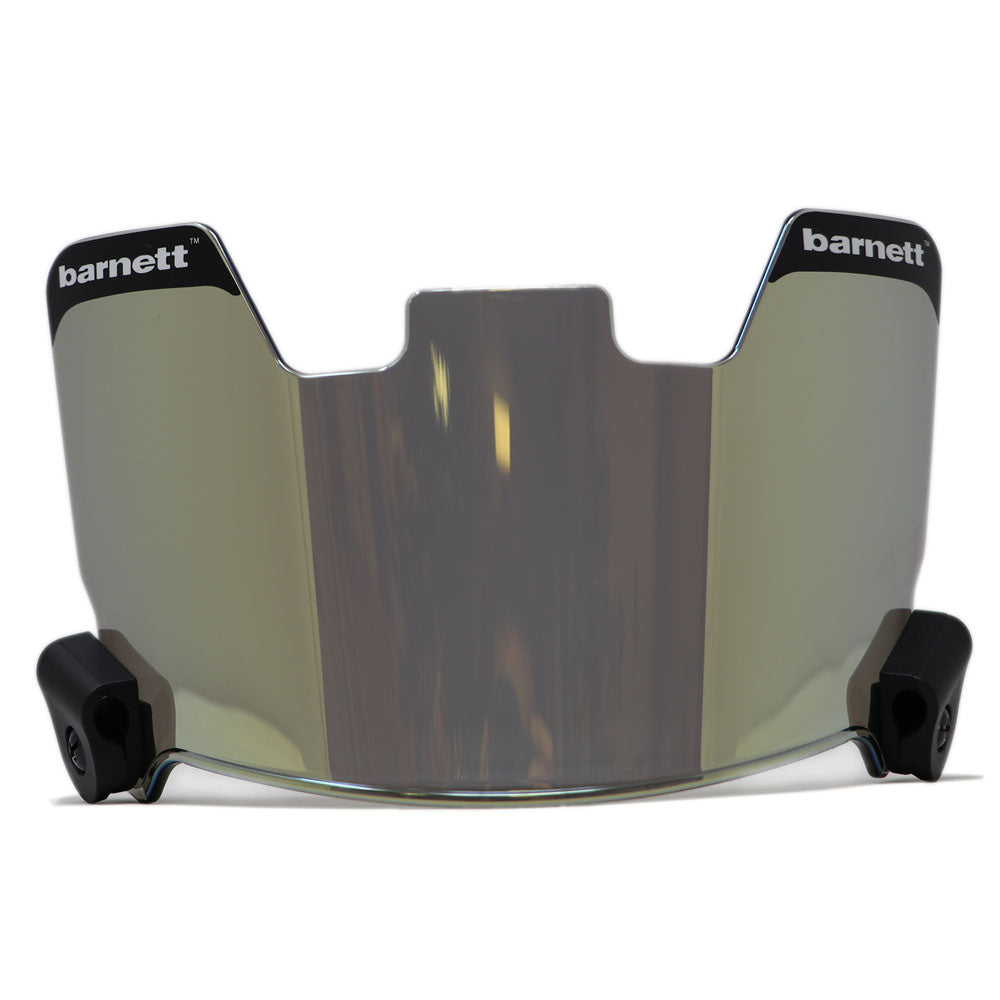 Paquete de 2 Barnett Football Eyeshields/Protección Ocular (Transparente + Oro)