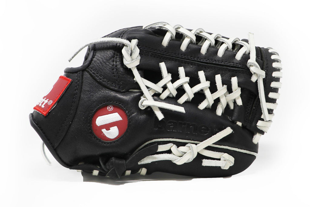 GL-115 Guante de béisbol cuero de competición infield 11.5, Negro