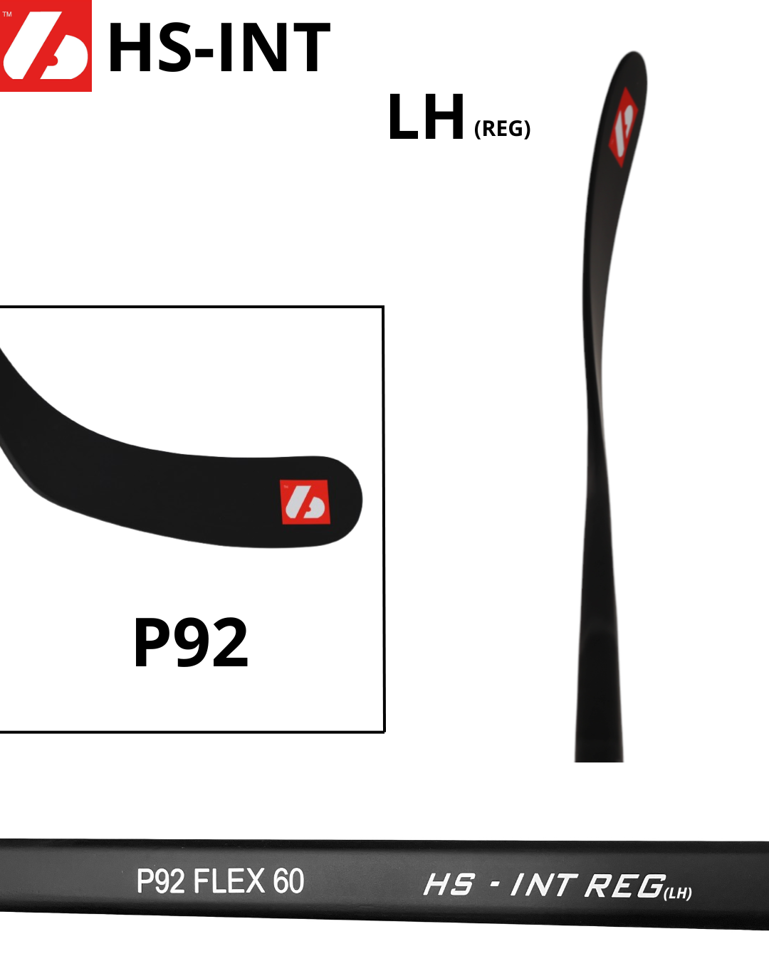 HS-INT Palo de hockey de carbono