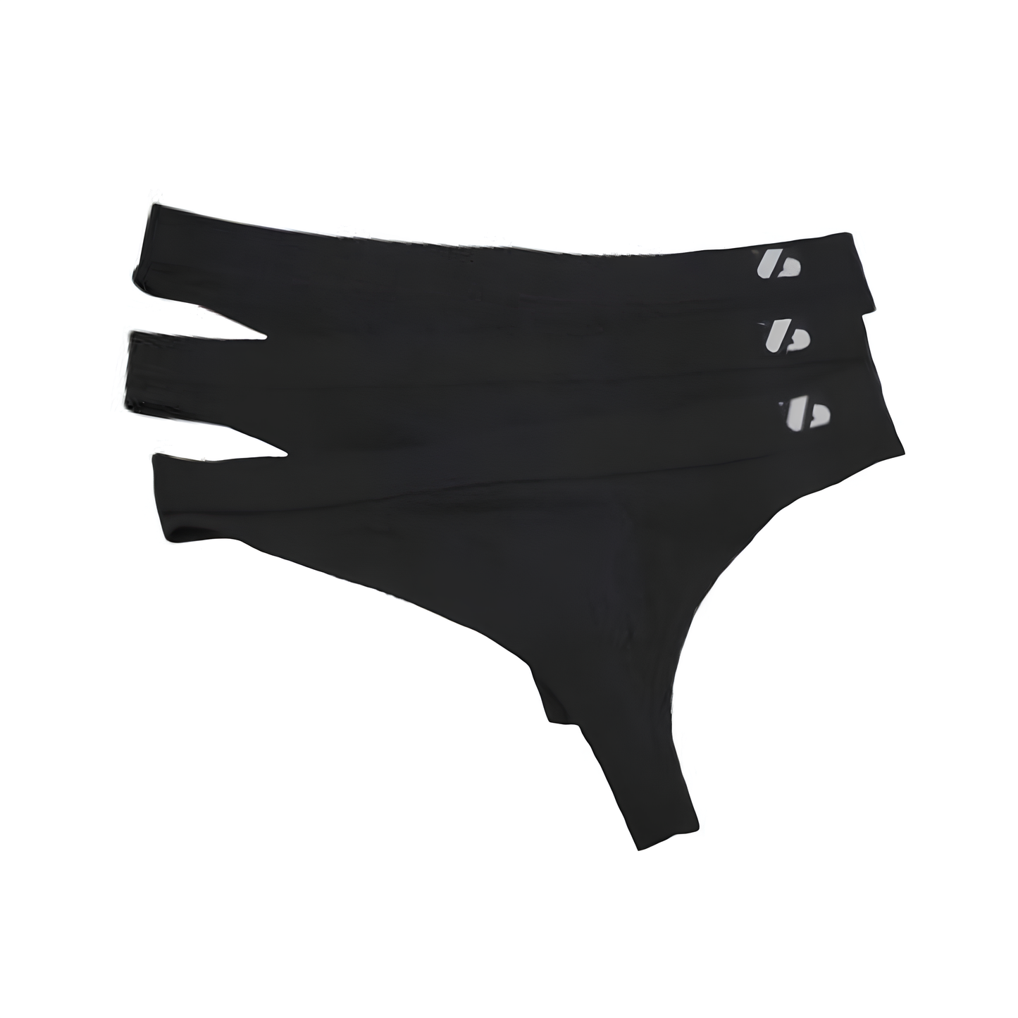 3PK Tanga - Negro (Pack de 3)