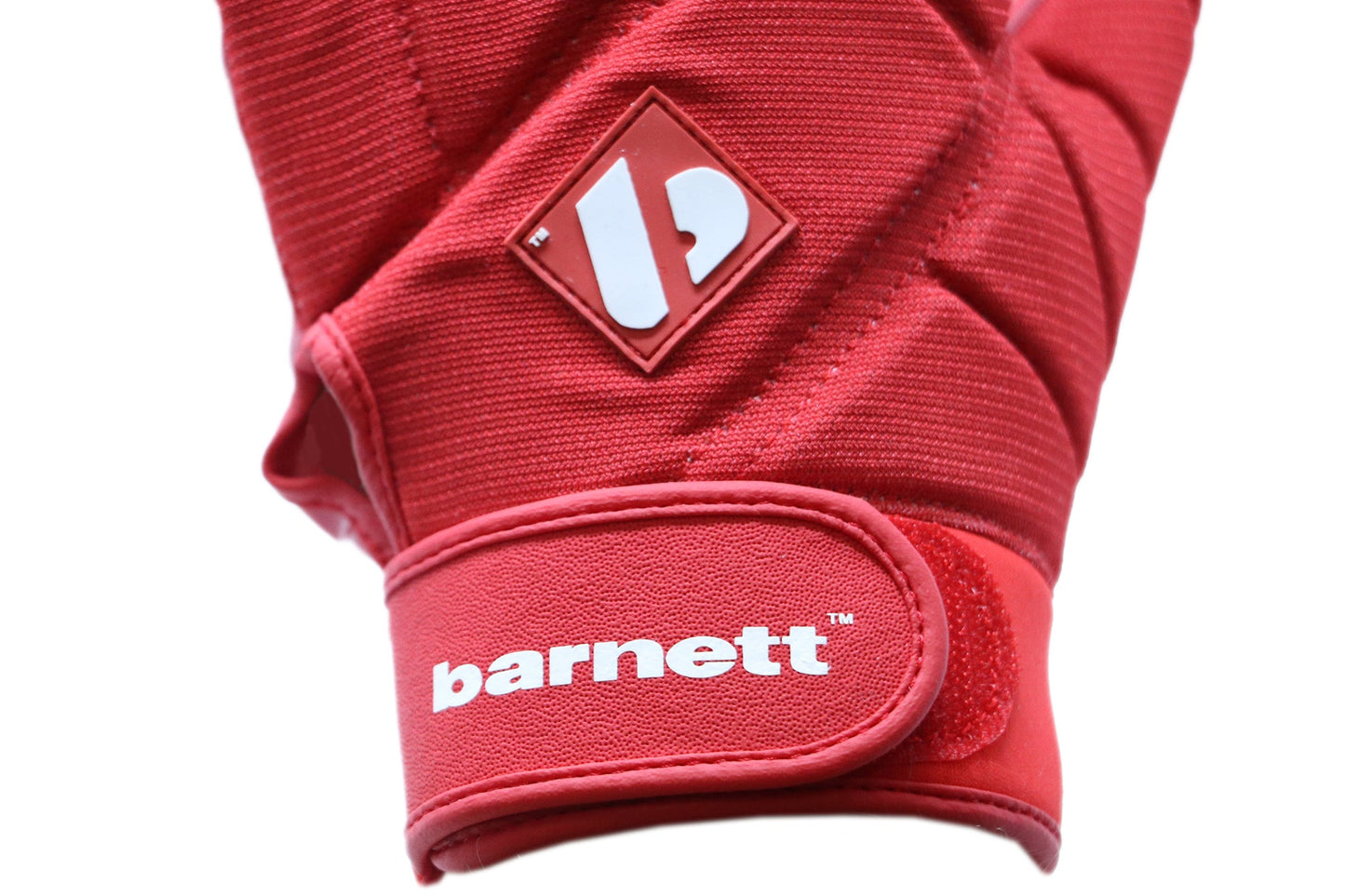 FKG-03 Guantes profesionales de apoyador de fútbol americano, LB, RB, TE Rojo