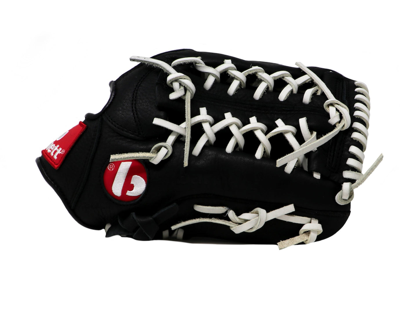 GL-125 Guante de beisbol de competición cuero 12,5, negro