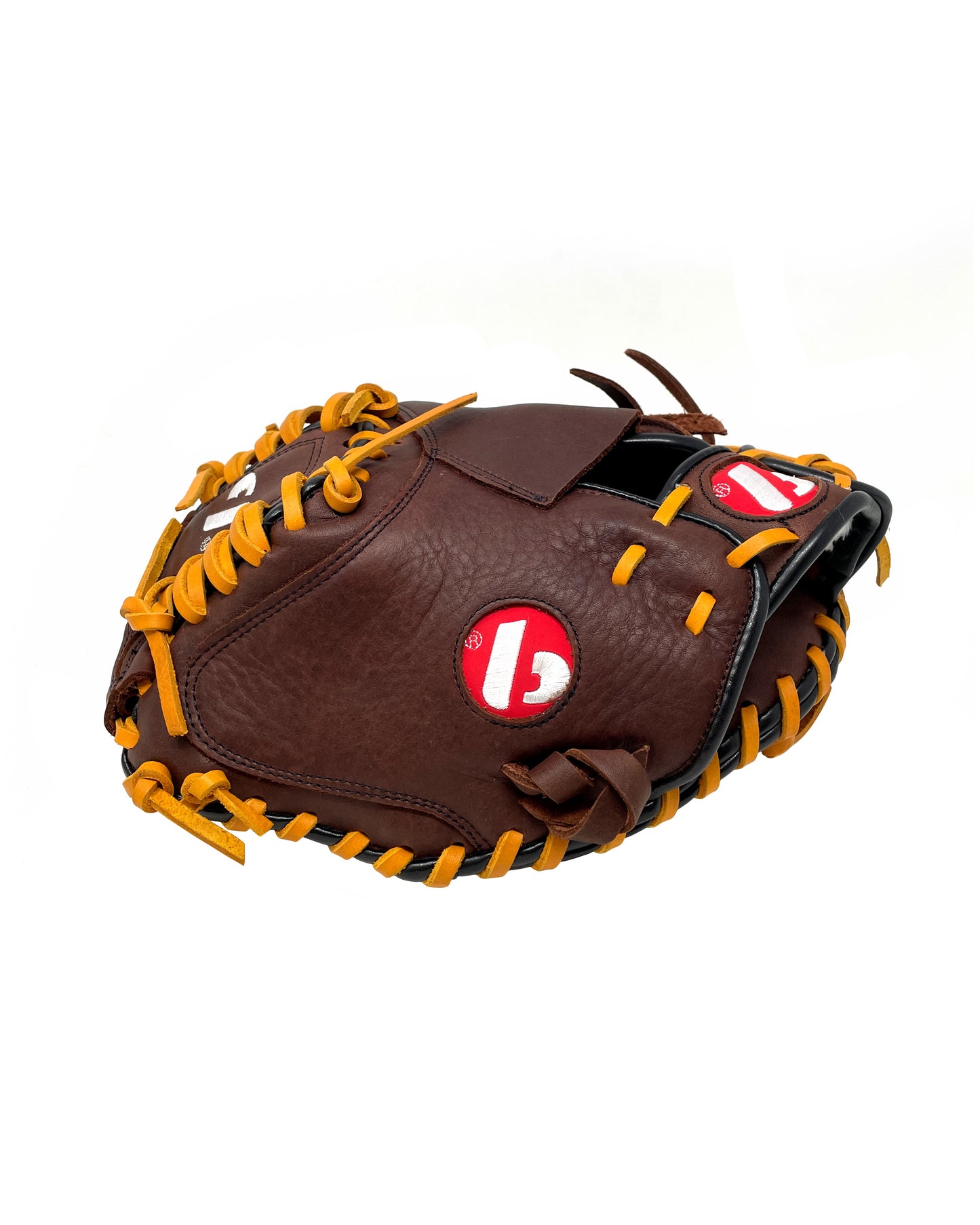 GL-204 Guante de beisbol, cuero, catcher, adulto 34, marrón