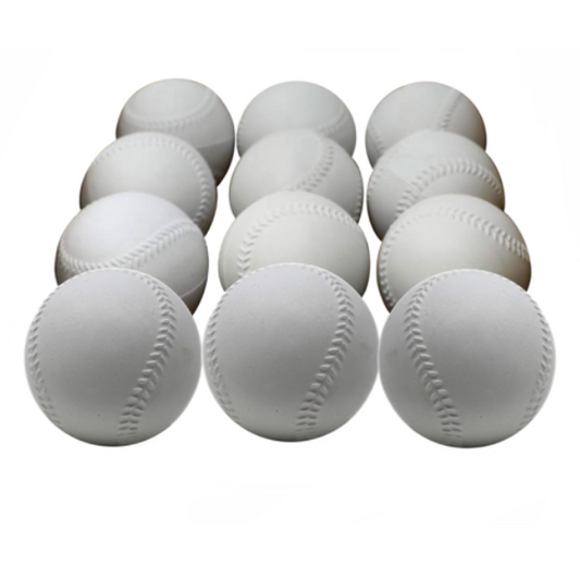 A-122 pelotas de béisbol para máquina de lanzar, tamaño 9 ', Blanco, 12 piezas