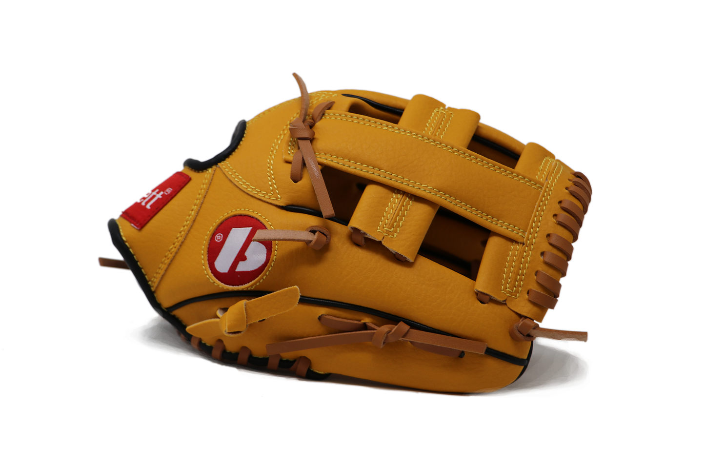 JL-110 REG - Guanti da baseball, outfiled,poliuretano, tamaño 11" Marrón