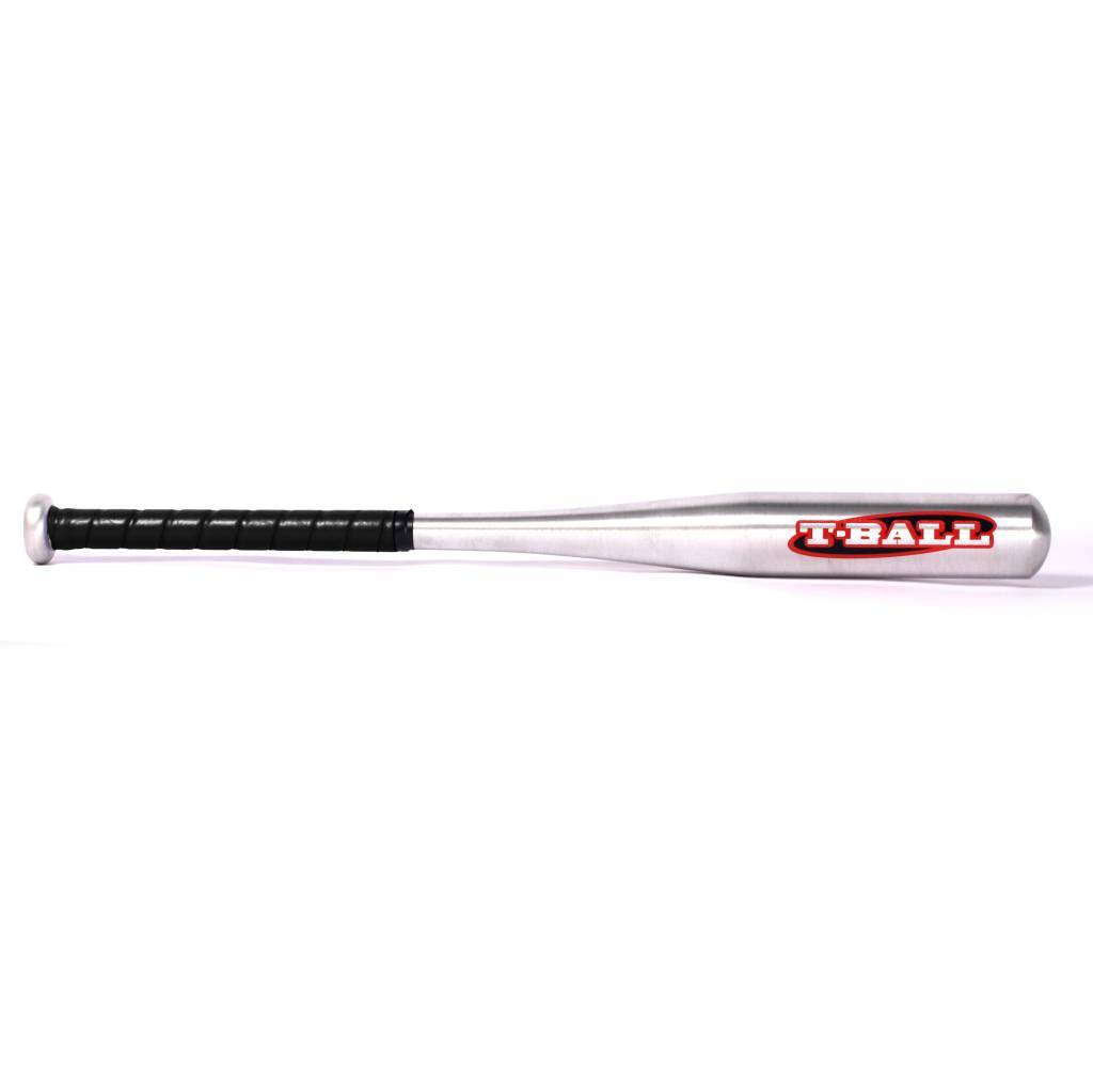 T-BALL bate de béisbol aluminio, 25 (71,12 cm), gris metal