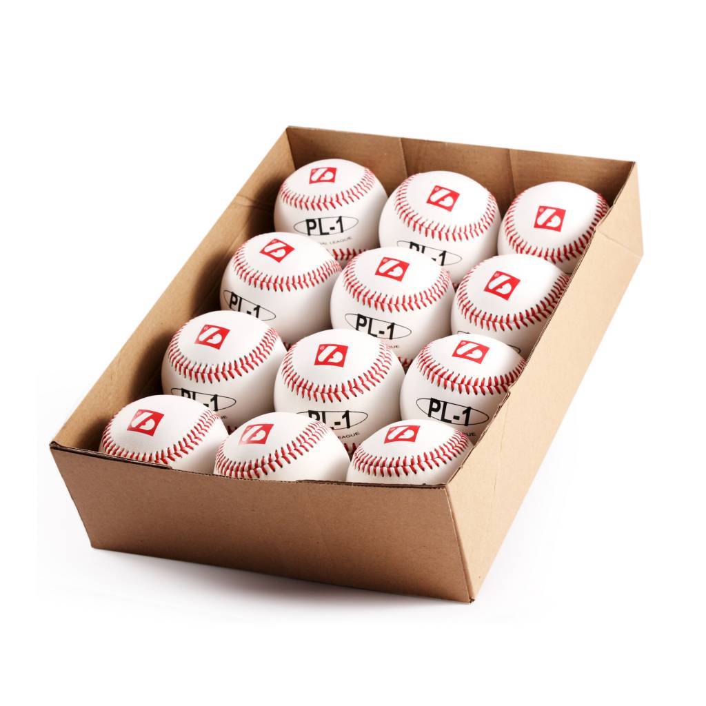 PL-1 Pelotas de béisbol "Élite", partido 9'', blanco, 1 docena
