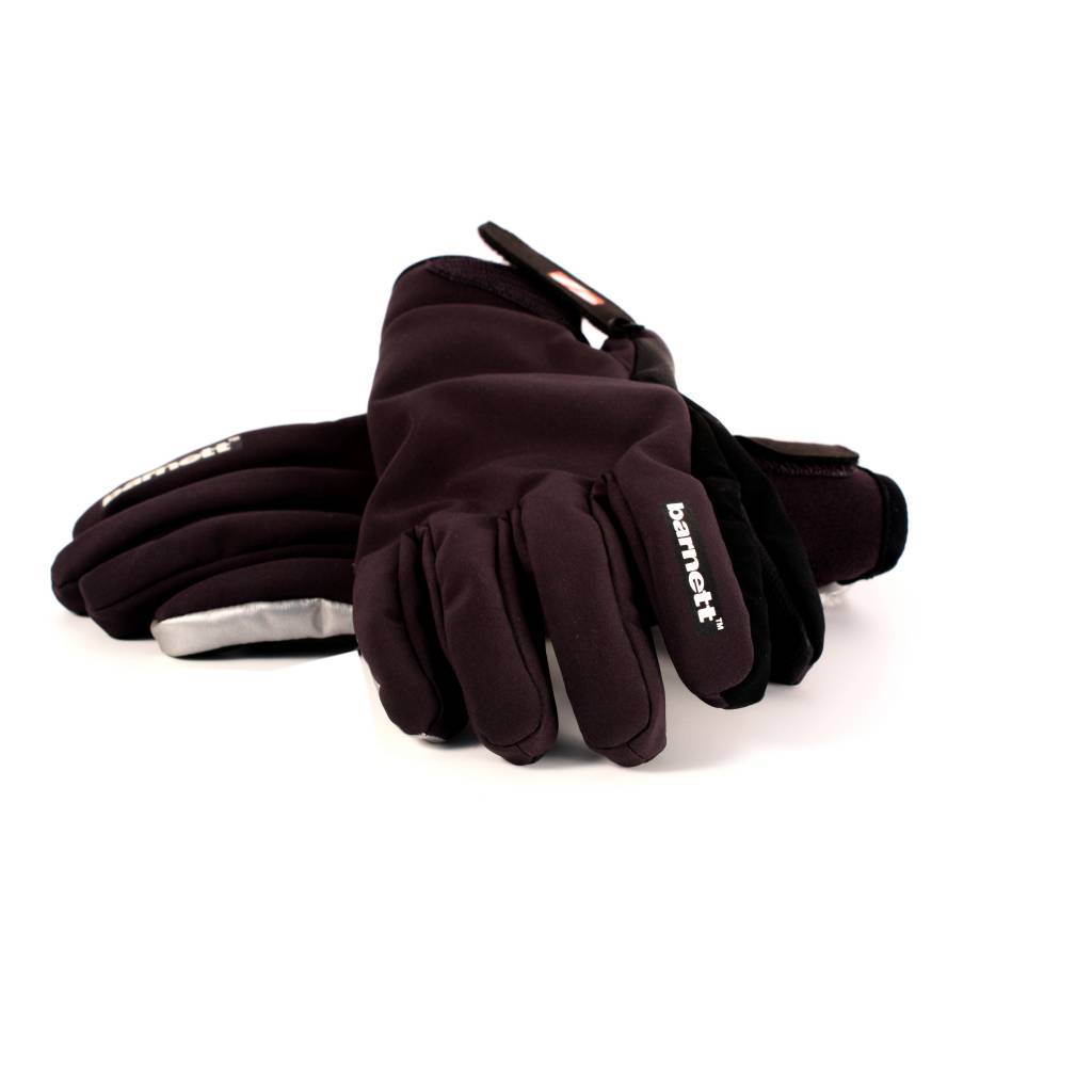 NBG-07 Guantes de esquí de invierno, softshell, negros
