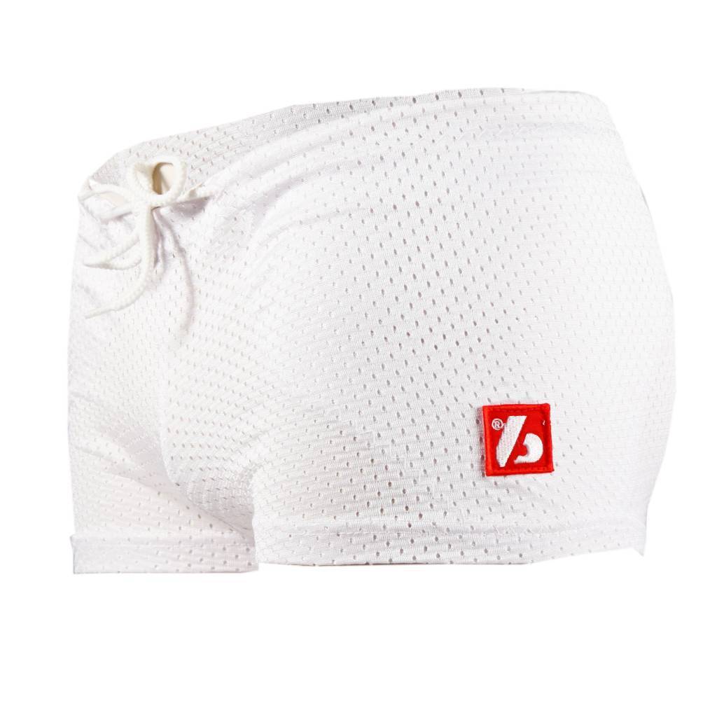 FS-01 Pantalones cortos de compresión de fútbol, blanco