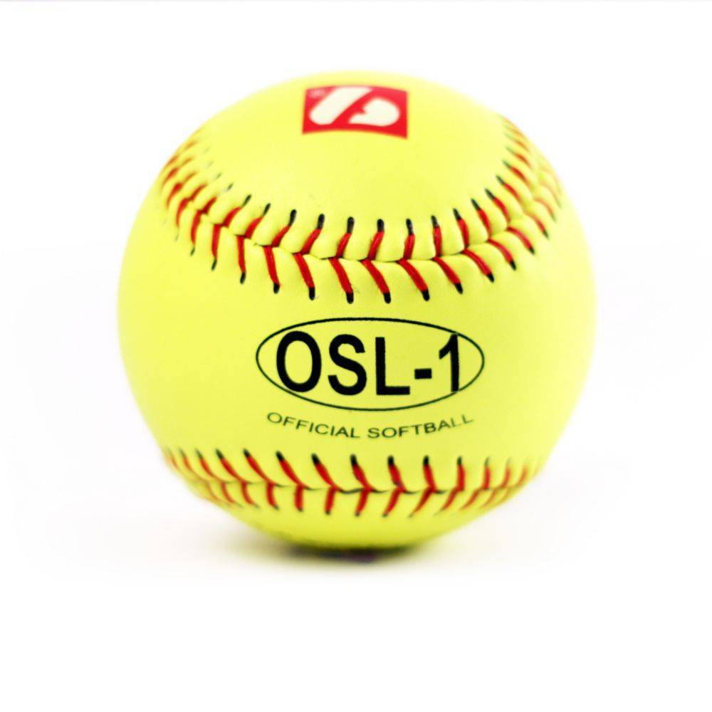 OSL-1 Pelota de competición, sófbol, 12'', amarillo 1 docena