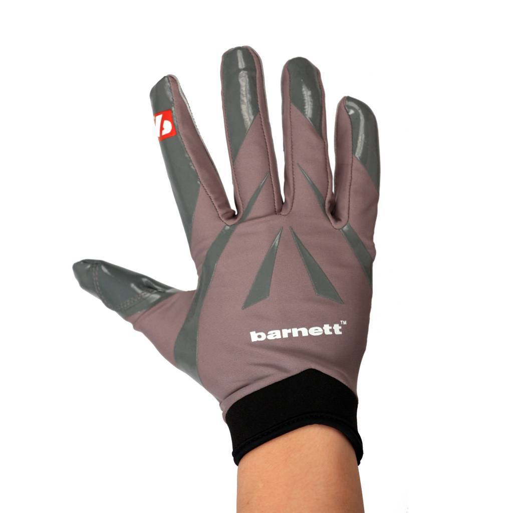 FRG-03 Guantes de fútbol americano para receptor, RE,DB,RB, Gris