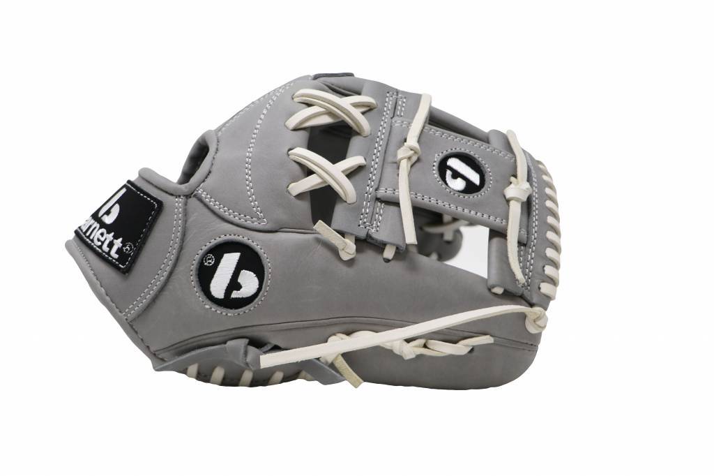 FL-115 guante de cuero de alta calidad infield/outfield 11 , gris claro