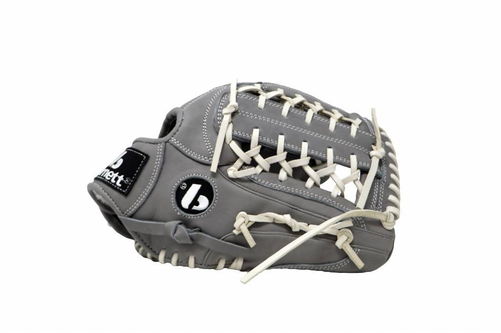 FL-125 guante de béisbol cuero de alta calidad infield/outfield/pitcher, gris claro