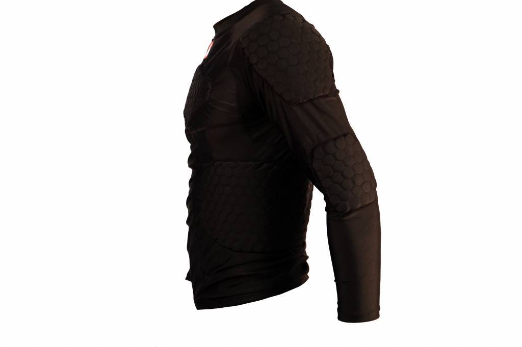 FS-08 camiseta de compresión de manga larga, 5 piezas integrados, para el fútbol Americano