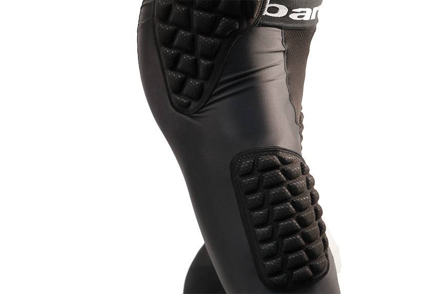 FS-10 Shorts de compresión reforzados, 5 piezas integradas, para fútbol americano