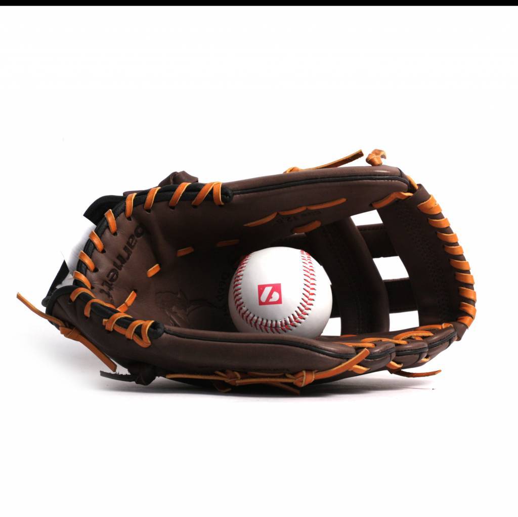 GL-125 Guante de beisbol de competición, cuero, outfield 12,5, marrón