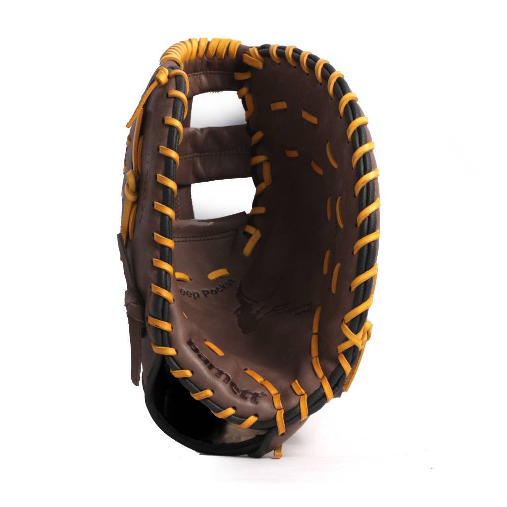 GL-301 Guante de béisbol para competición,cuero, de 1° base, adulto 31, marrón