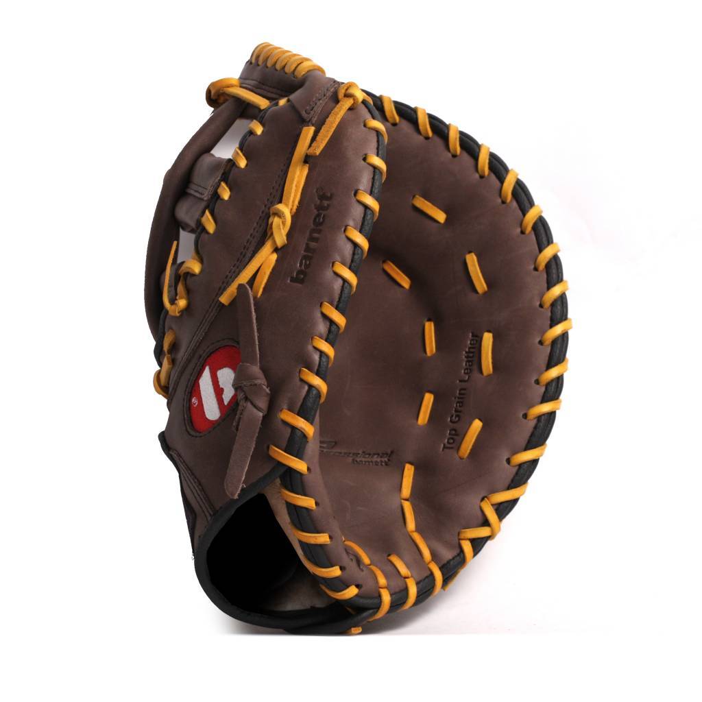 GL-301 Guante de béisbol para competición,cuero, de 1° base, adulto 31, marrón