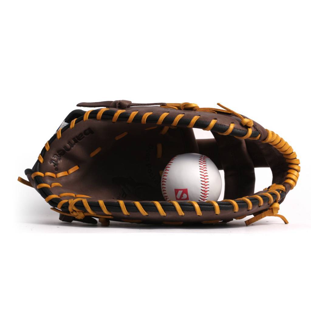 GL-301 Guante de béisbol para competición,cuero, de 1° base, adulto 31, marrón