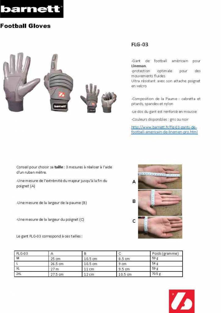 FLG-03 Guantes excepcionales de fútbol americano, linemen, pro, OL,DL, Negro