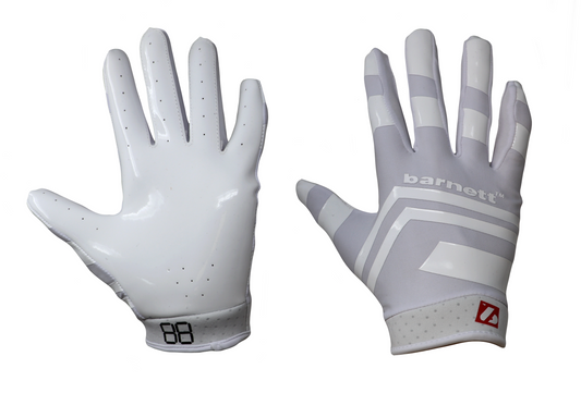 FRG-03 Junior Guantes de fútbol para receptor, Blanco