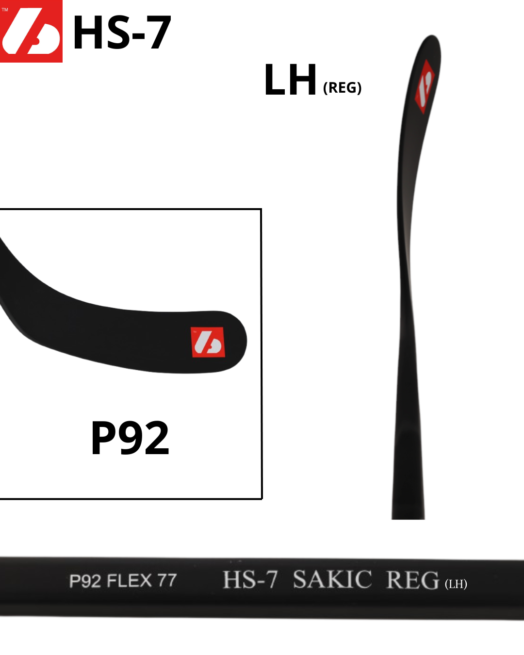 HS-7 Palo de hockey de carbono de alto módulo