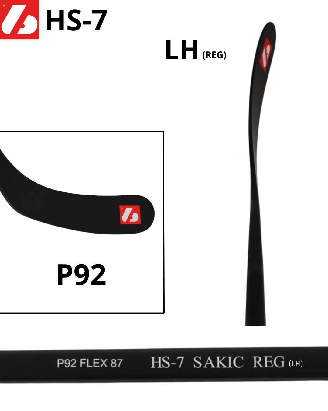 HS-7 Palo de hockey de carbono de alto módulo