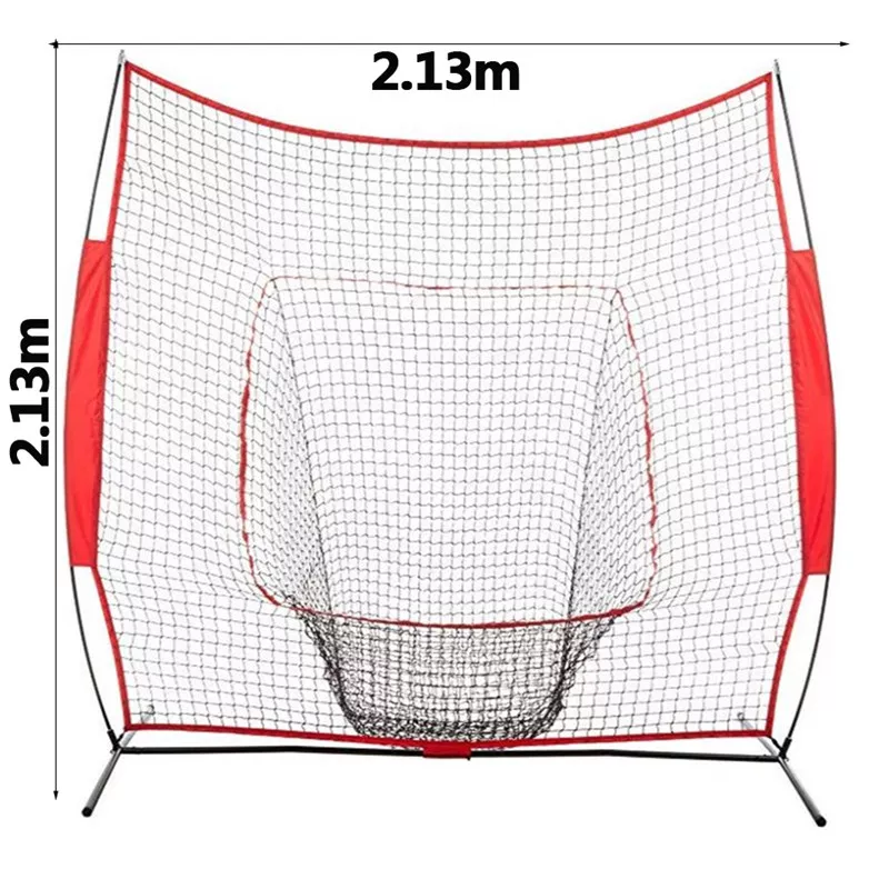 BNB-03 Kit Red de Práctica + Tee de Beisbol + Canasta para Pelotas