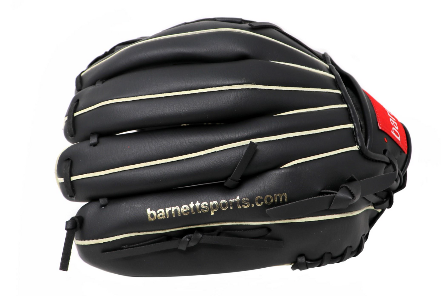 JL-125 Guante de béisbol para la iniciación PU outfield 12,5, negro