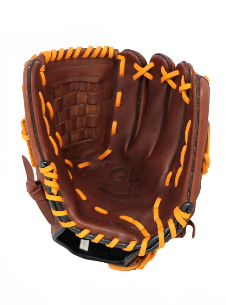 GL-120 Guante de beisbol cuero outfield 12, marrón