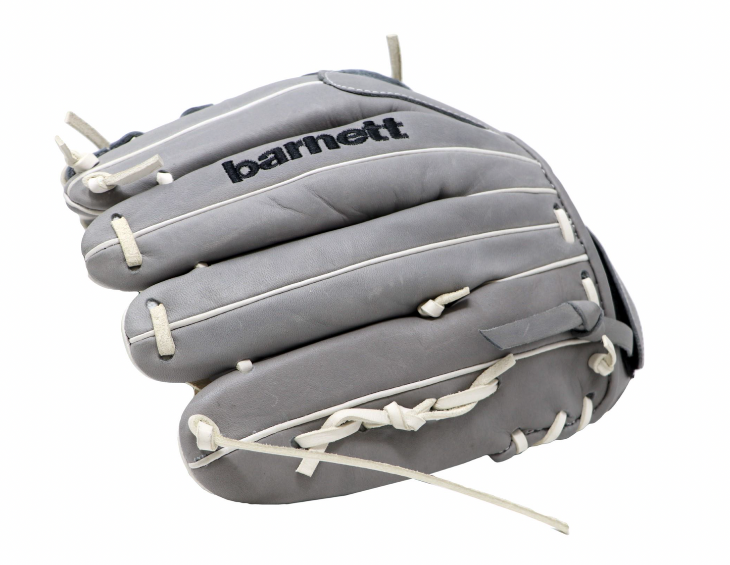 FL-130 Guante de béisbol profesional, cuero de plena flor, outfield, softbol, 13", Gris Claro