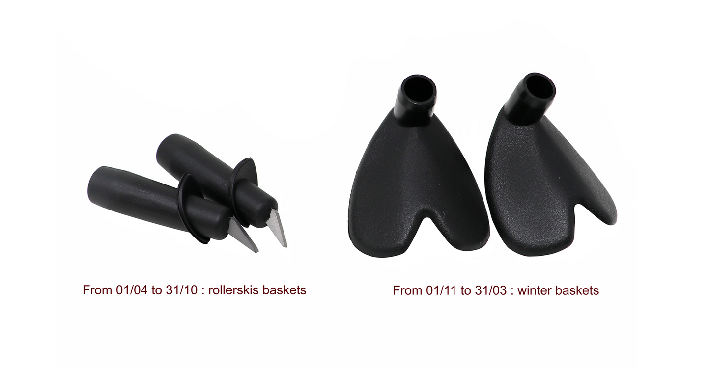 Bastones XC-09 100% carbono