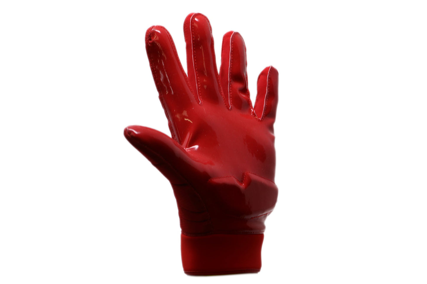 FKG-03 Guantes profesionales de apoyador de fútbol americano, LB, RB, TE Rojo