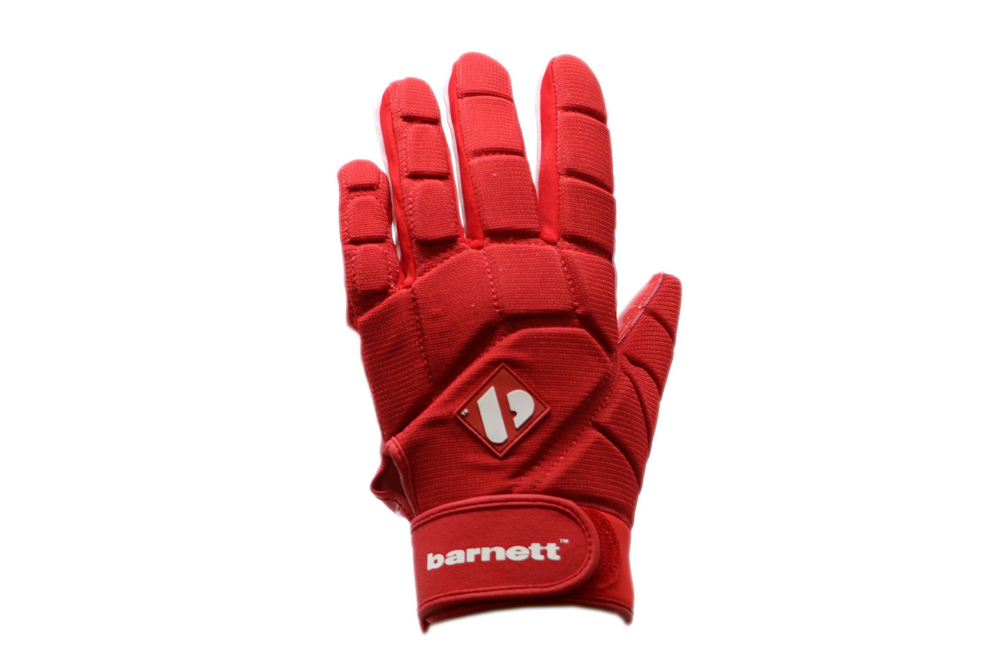 FKG-03 Guantes profesionales de apoyador de fútbol americano, LB, RB, TE Rojo