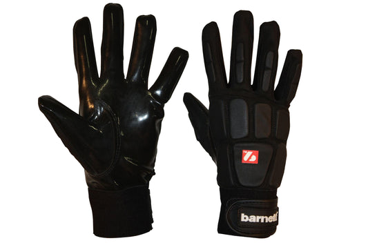 FKG-03 Guantes de fútbol americano de alto nivel, linebacker, LB,RB,TE, Negro