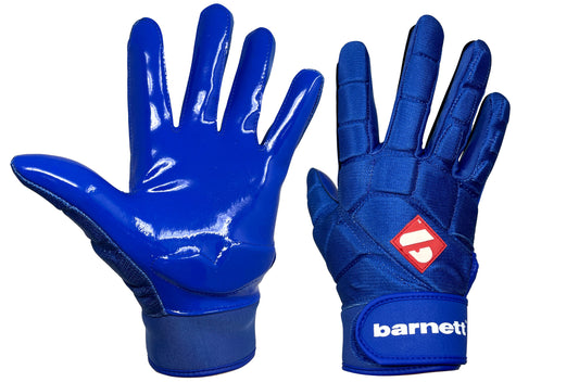 FKG-03 Guantes de apoyador profesional de fútbol americano, LB, RB, TE Azul