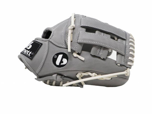 FL-117 guante de béisbol y softbol de alta calidad infield/fastpitch 11.7, gris claro