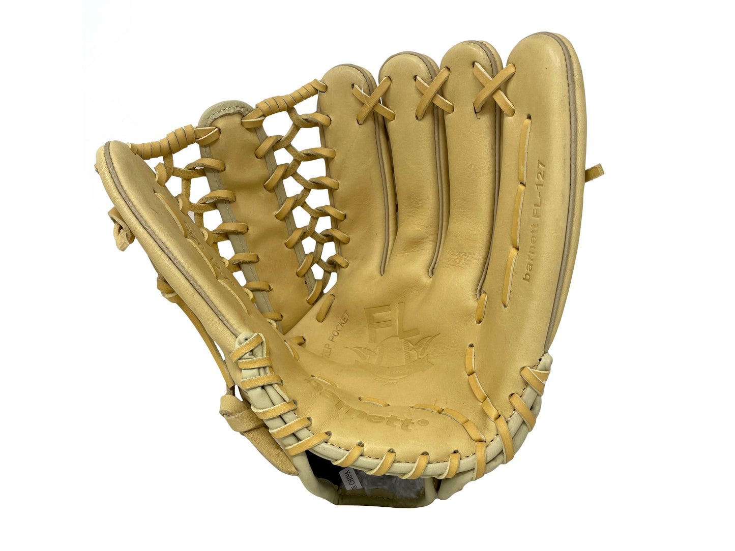 FL-127 Guante de béisbol cuero de alta calidad infield/outfield/pitcher, Beige
