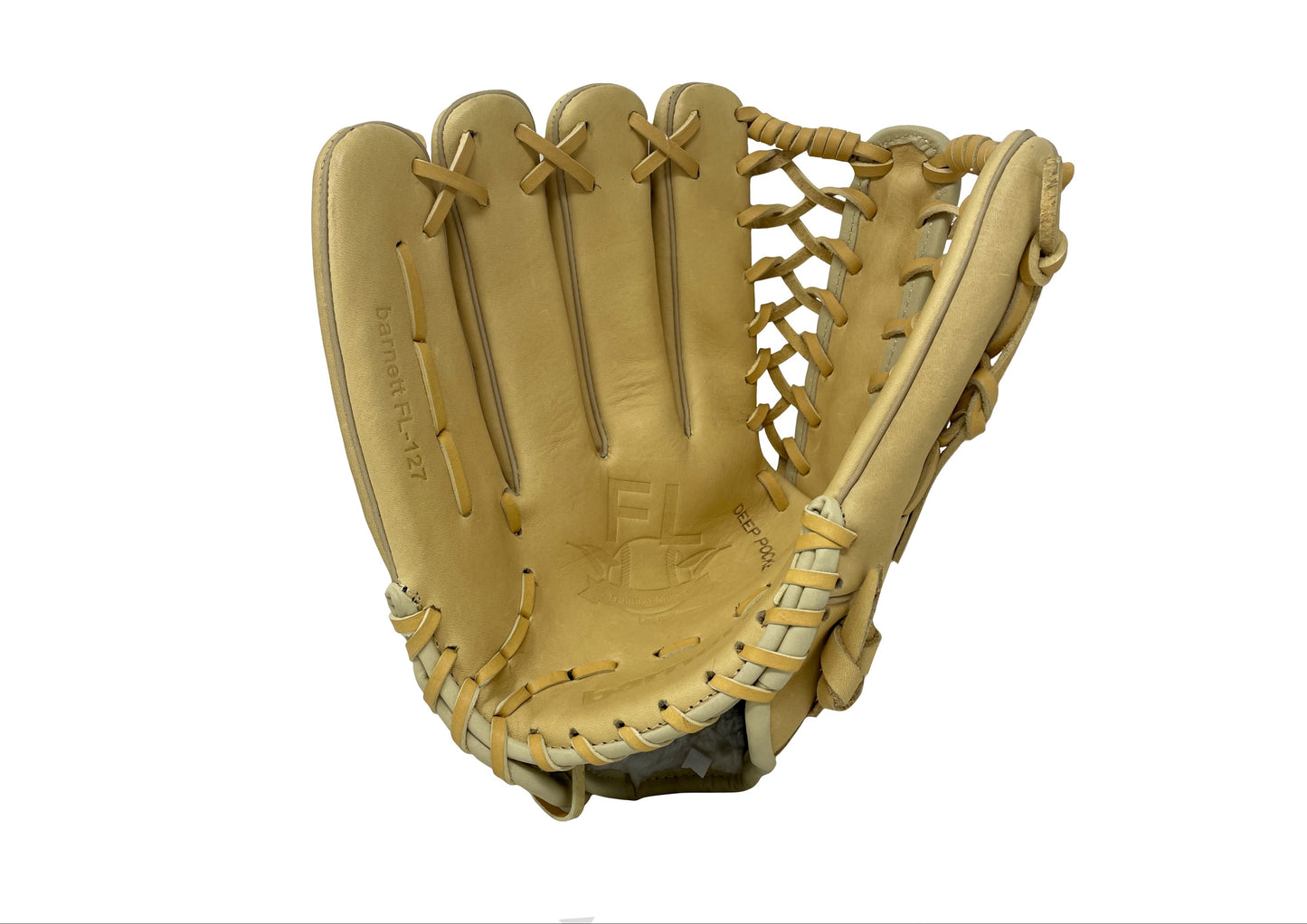 FL-127 Guante de béisbol cuero de alta calidad infield/outfield/pitcher, Beige