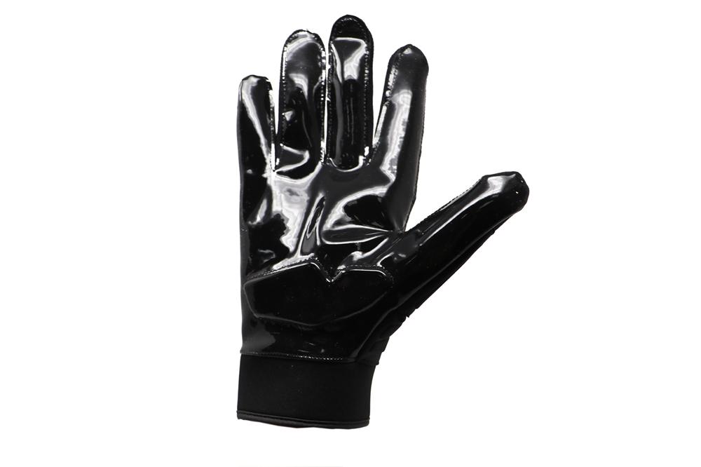 FLG-03 Guantes excepcionales de fútbol americano, linemen, pro, OL,DL, Negro