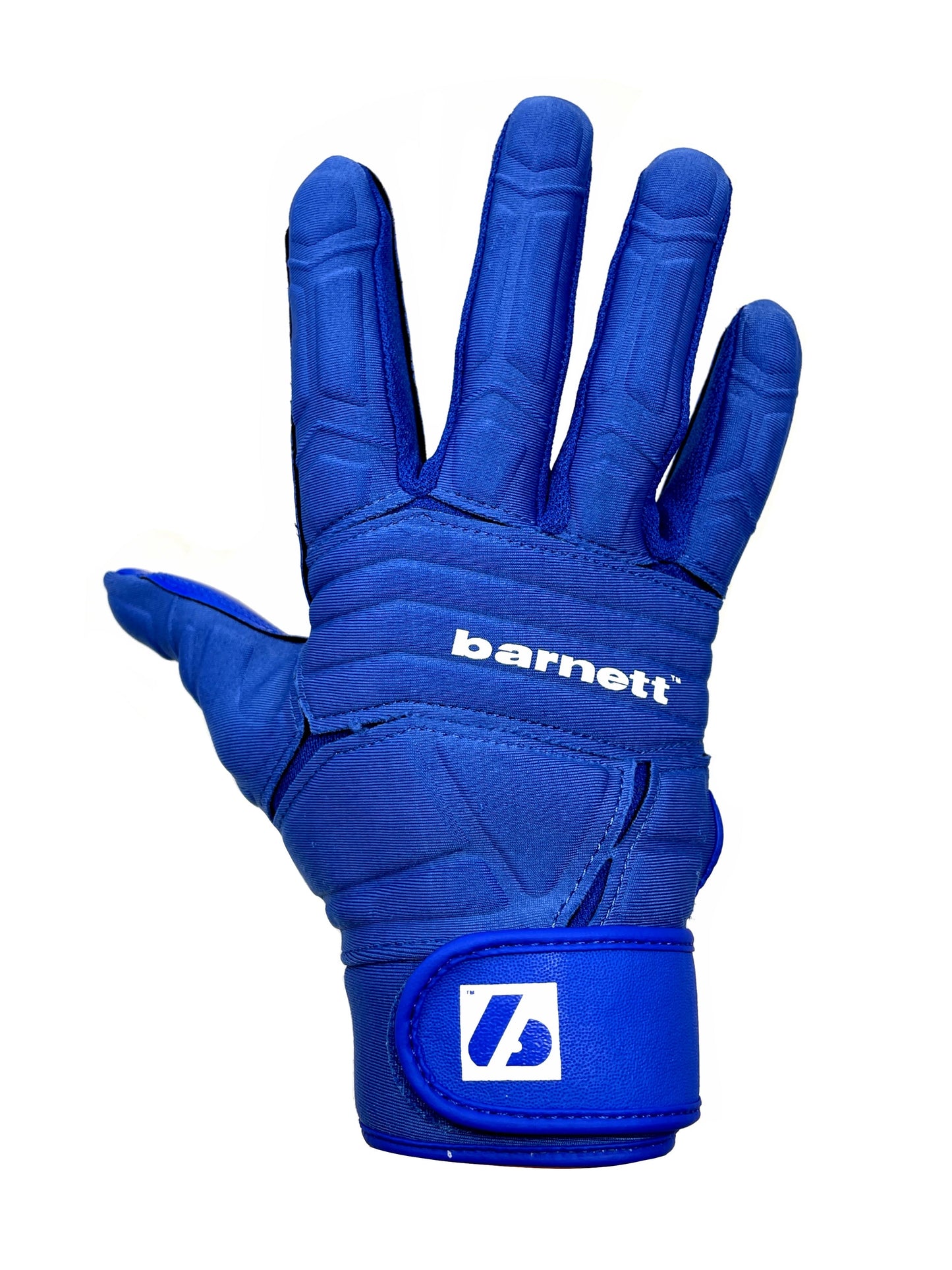 FLG-03 guantes de fútbol americano pro linemen, OL,DL, azul