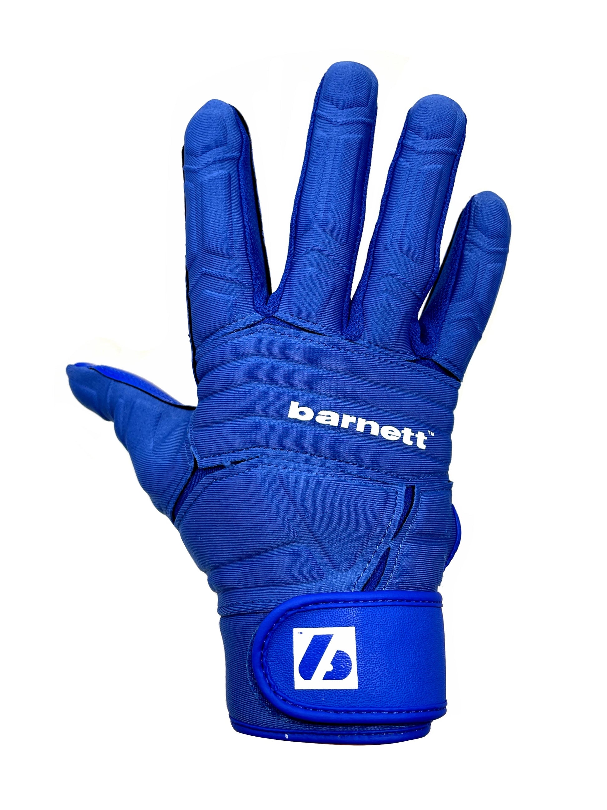 FLG-03 guantes de fútbol americano pro linemen, OL,DL, azul – barnettspain