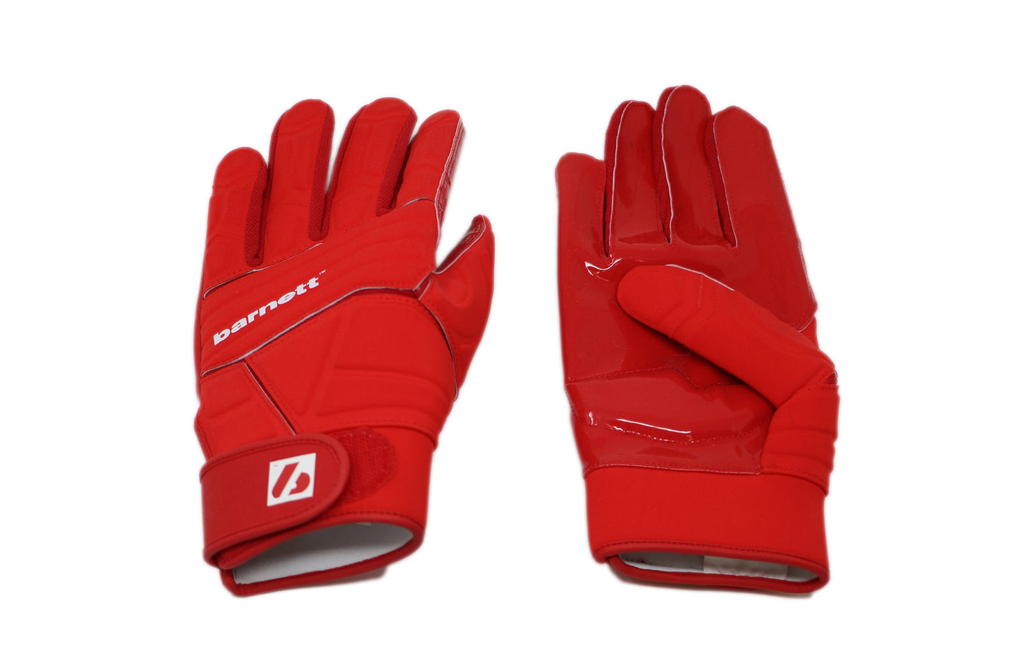 FLG-03 guantes de fútbol americano pro linemen, OL,DL, rojo