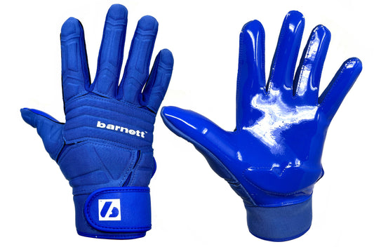 FLG-03 guantes de fútbol americano pro linemen, OL,DL, azul