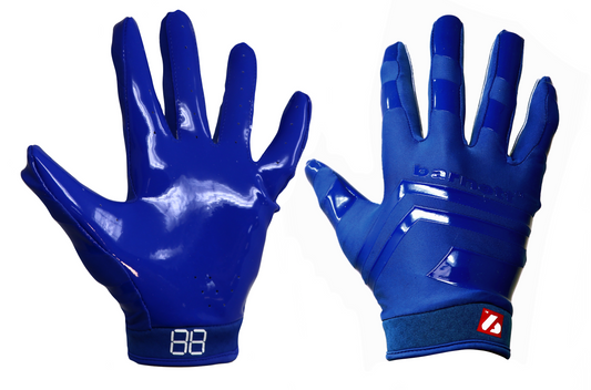 FRG-03 Guantes de fútbol americano, receptor, Azul