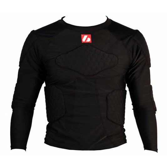 FS-08 camiseta de compresión de manga larga, 5 piezas integrados, para el fútbol Americano