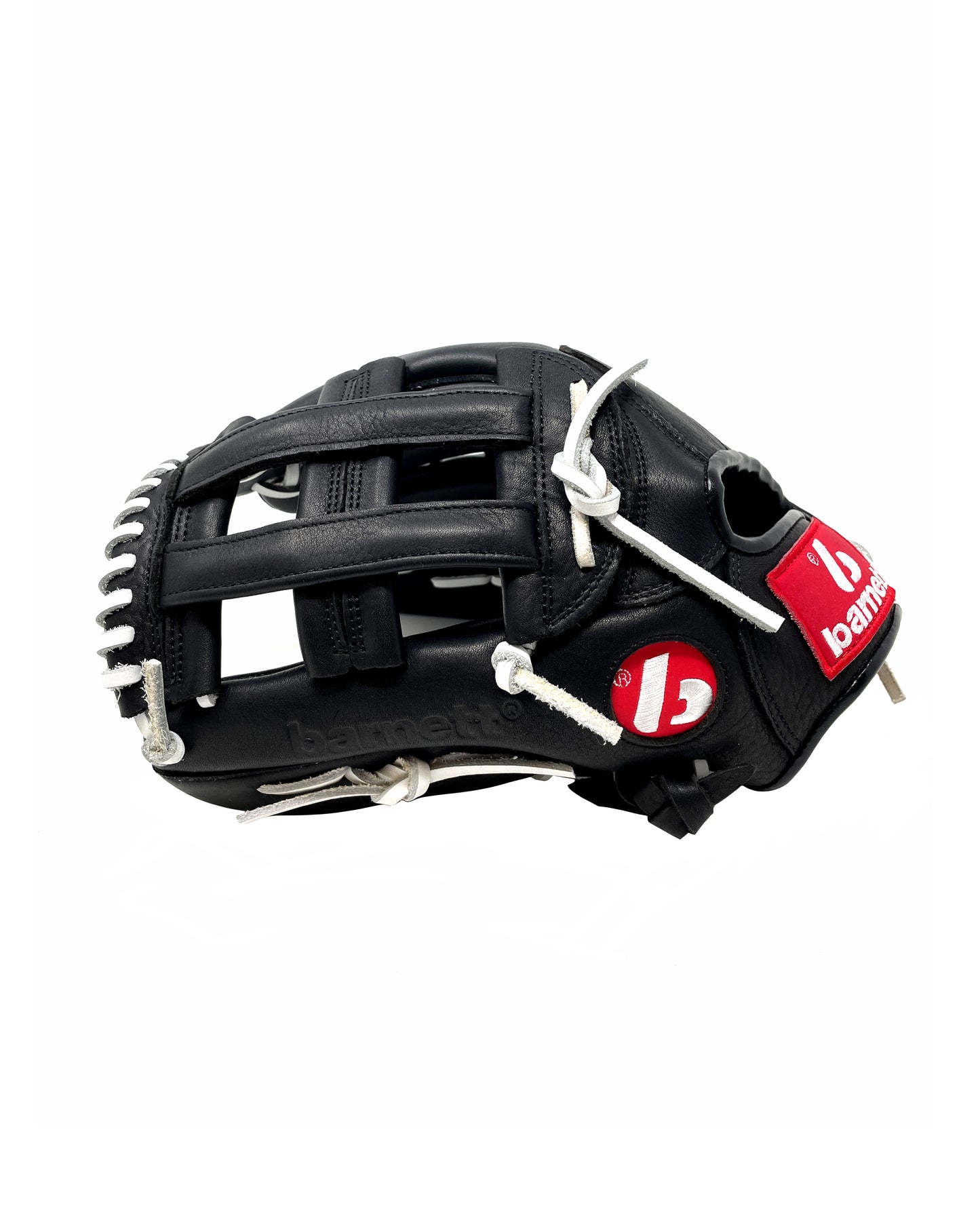 GL-127 Guante de beisbol de competición, cuero, outfield 12,7, negro