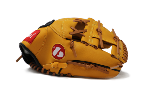 JL-115-baseball glove, outfiled, poliuretano, tamaño 11.5" Marrón